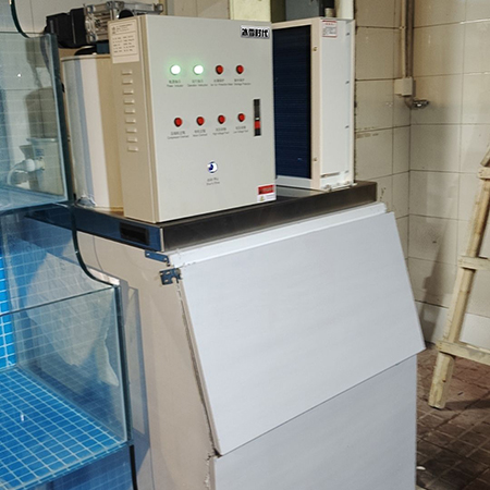 200公斤片冰機(jī)交付四川成都某中餐廳